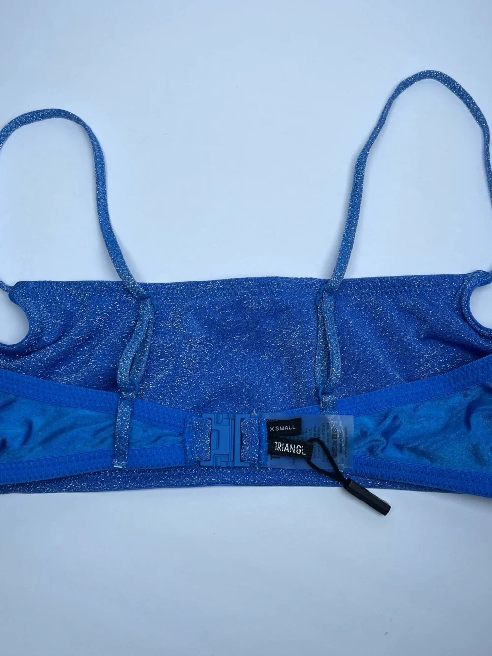 triangl swimwear Sparkling Royal Blue Bikini Top Size XS